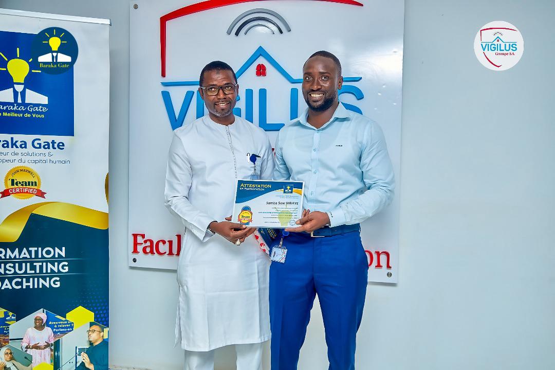 Public speaking training with Baraka gâte