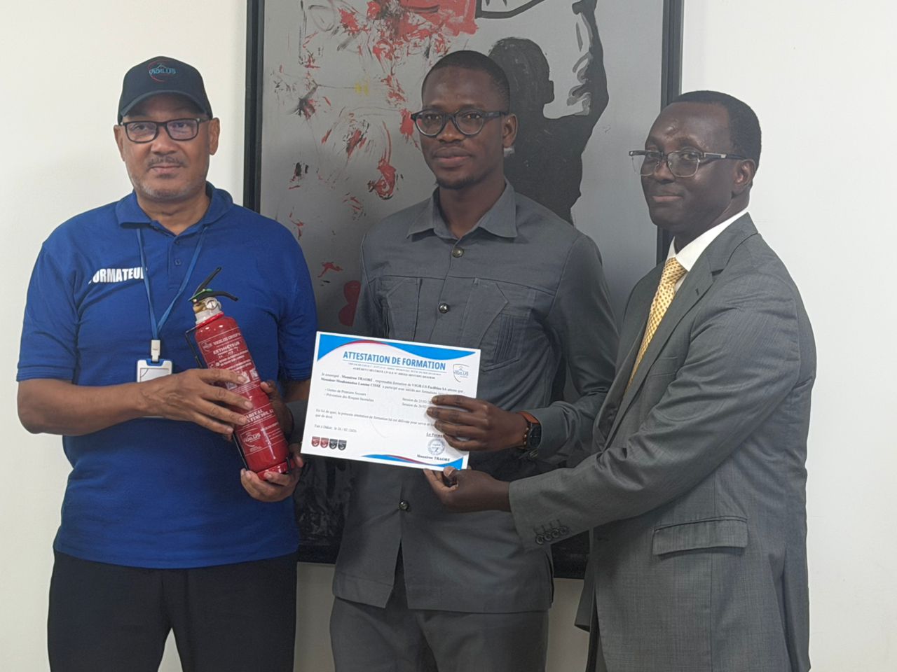 Graduation ceremonies at the Cbao Attijari Bank Senegal Head Office
