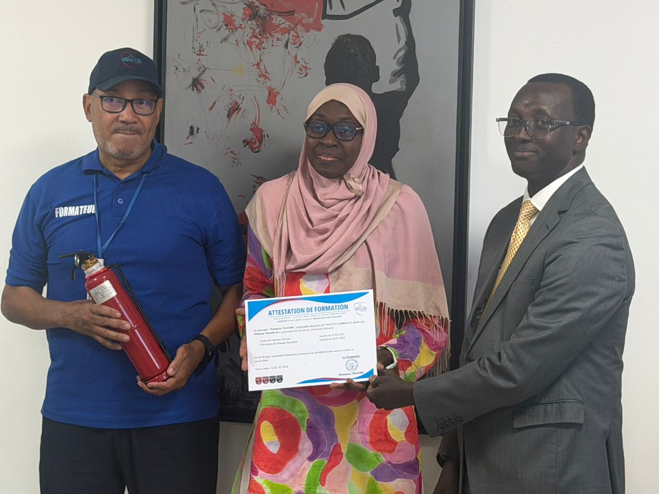 Graduation ceremonies at the Cbao Attijari Bank Senegal Head Office