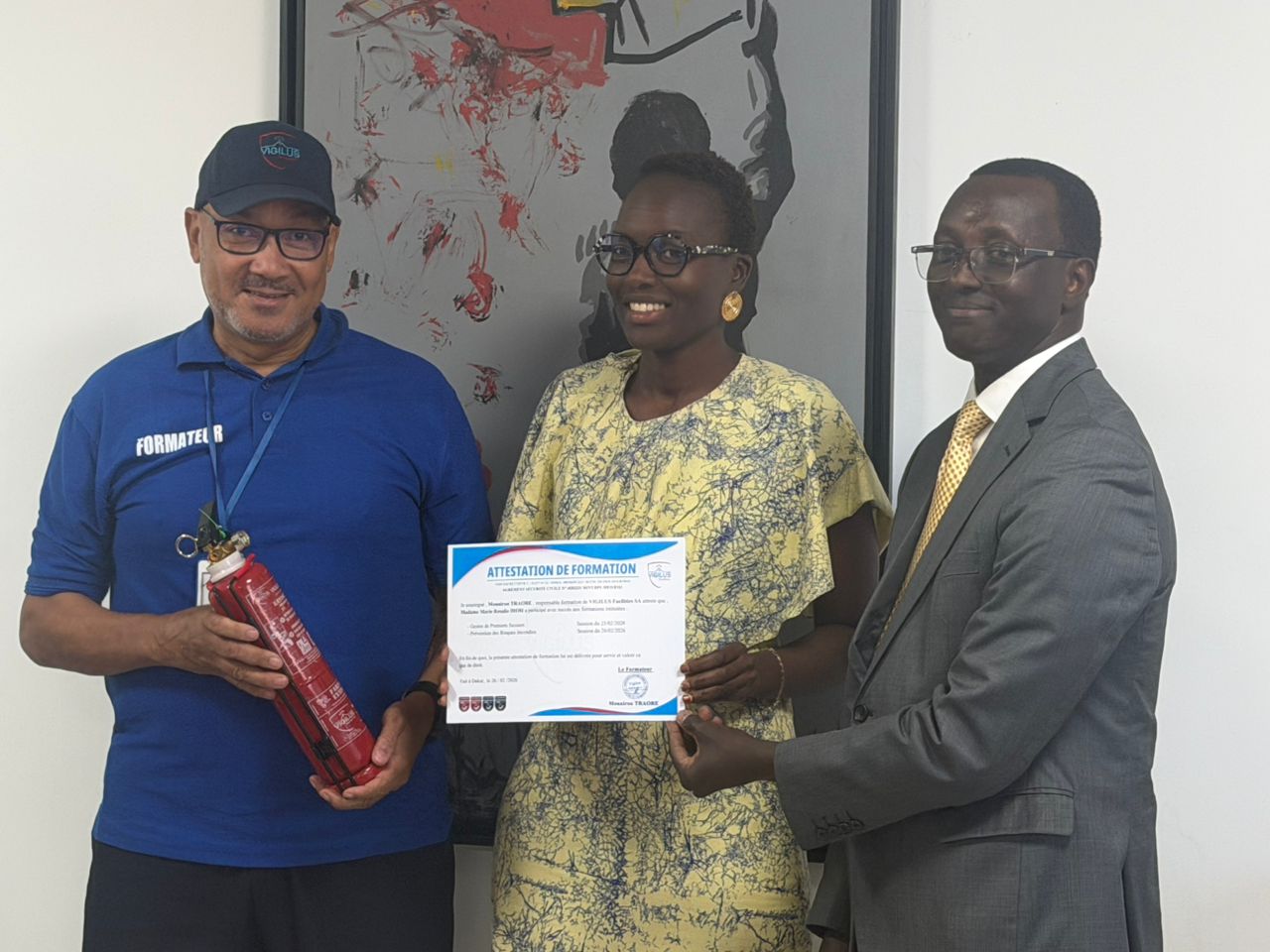 Graduation ceremonies at the Cbao Attijari Bank Senegal Head Office