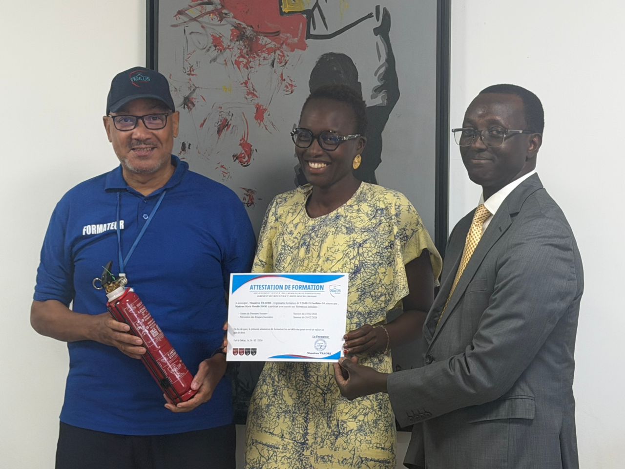 Graduation ceremonies at the Cbao Attijari Bank Senegal Head Office