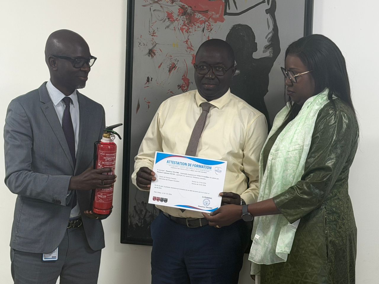 Graduation ceremonies at the Cbao Attijari Bank Senegal Head Office