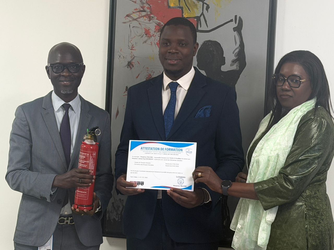 Graduation ceremonies at the Cbao Attijari Bank Senegal Head Office