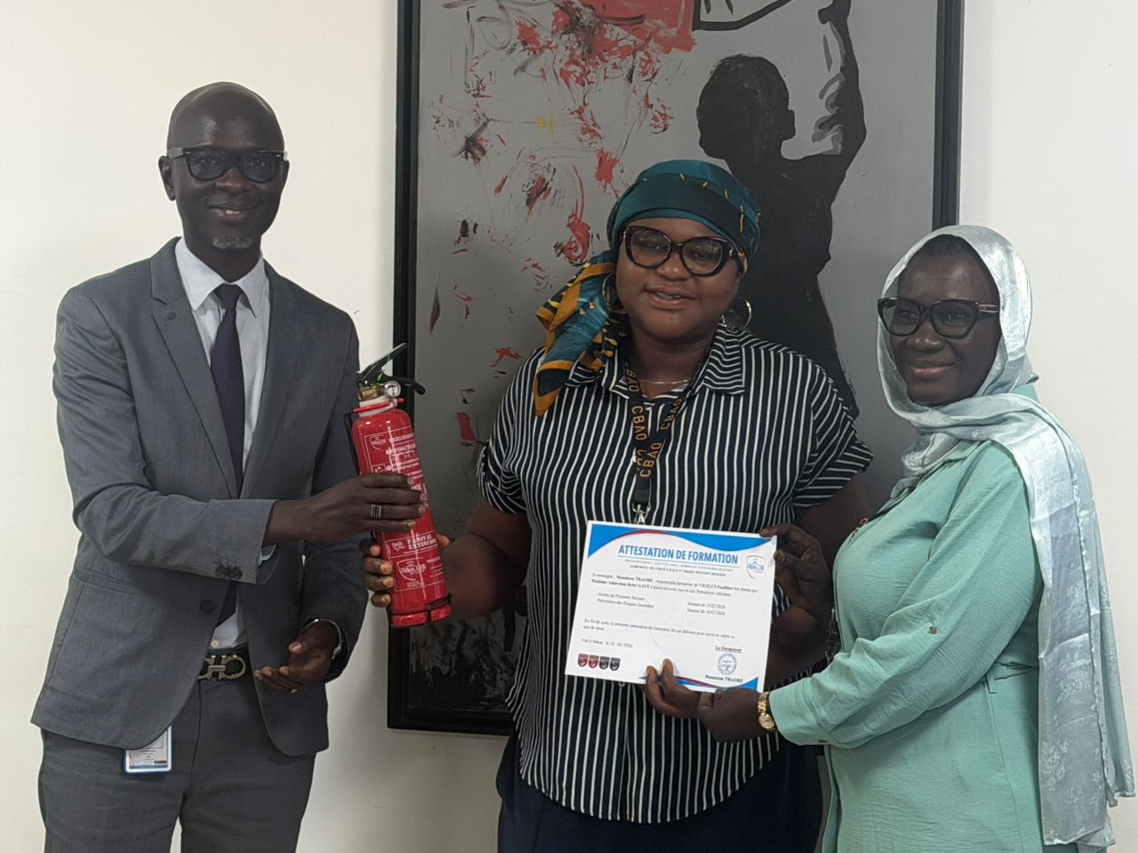 Graduation ceremonies at the Cbao Attijari Bank Senegal Head Office