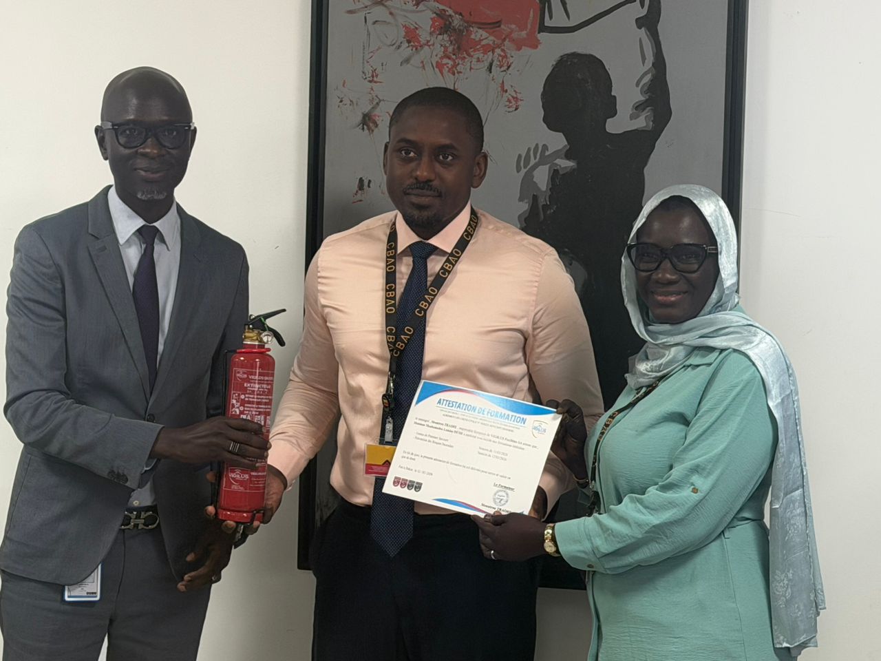 Graduation ceremonies at the Cbao Attijari Bank Senegal Head Office