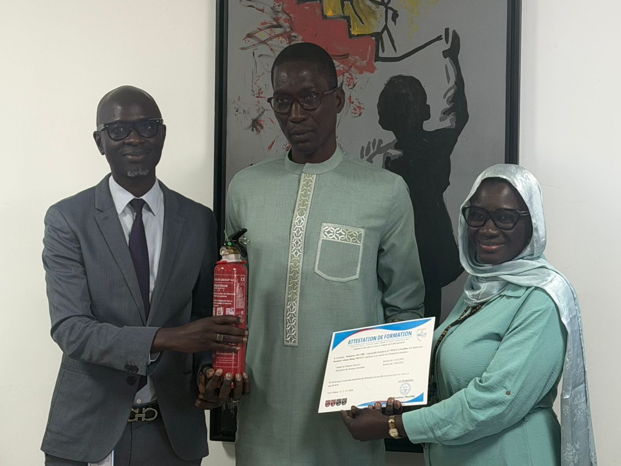 Graduation ceremonies at the Cbao Attijari Bank Senegal Head Office