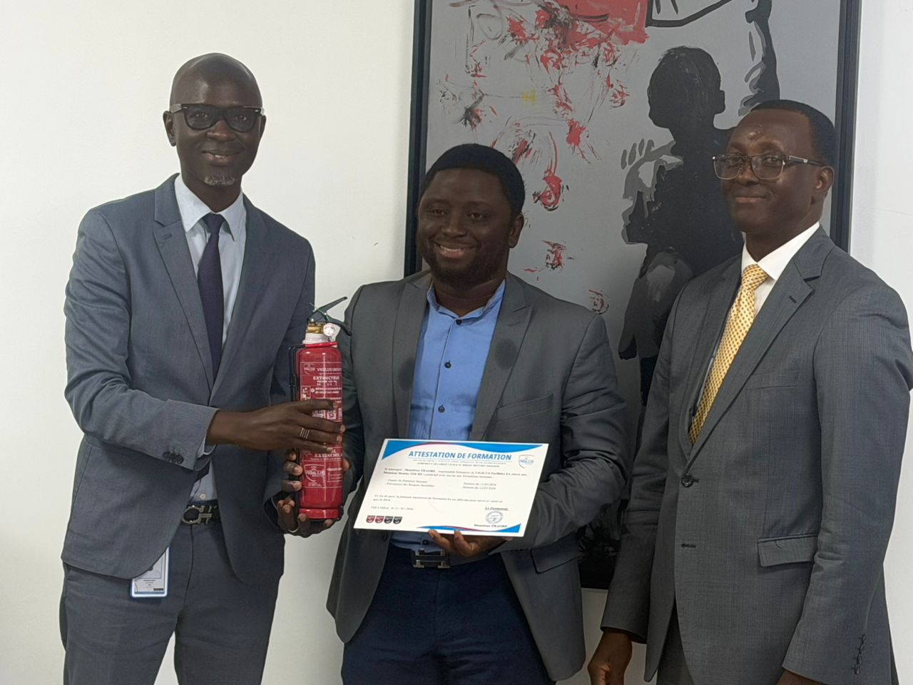 Graduation ceremonies at the Cbao Attijari Bank Senegal Head Office