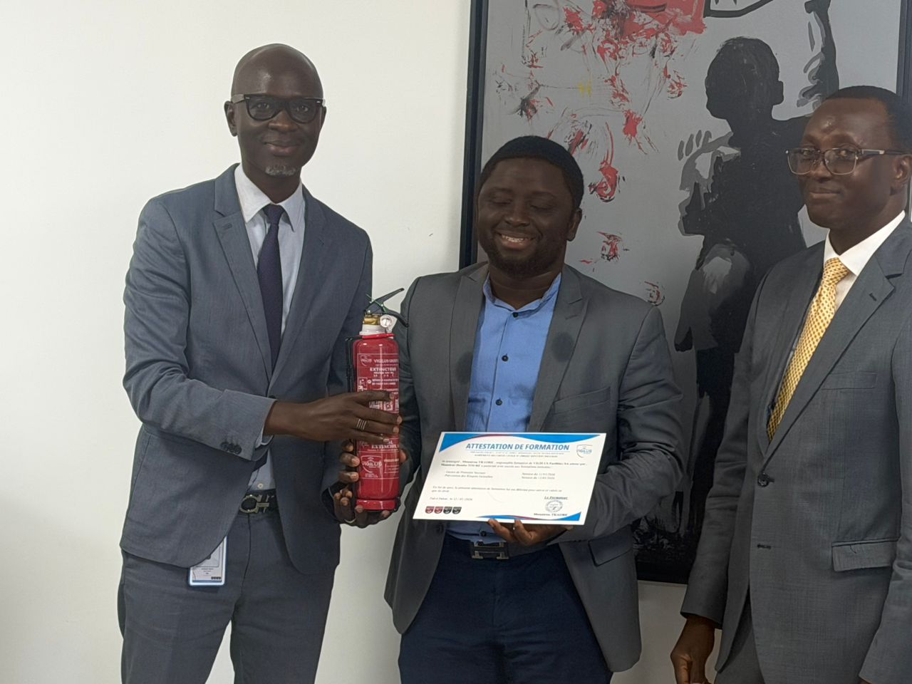 Graduation ceremonies at the Cbao Attijari Bank Senegal Head Office