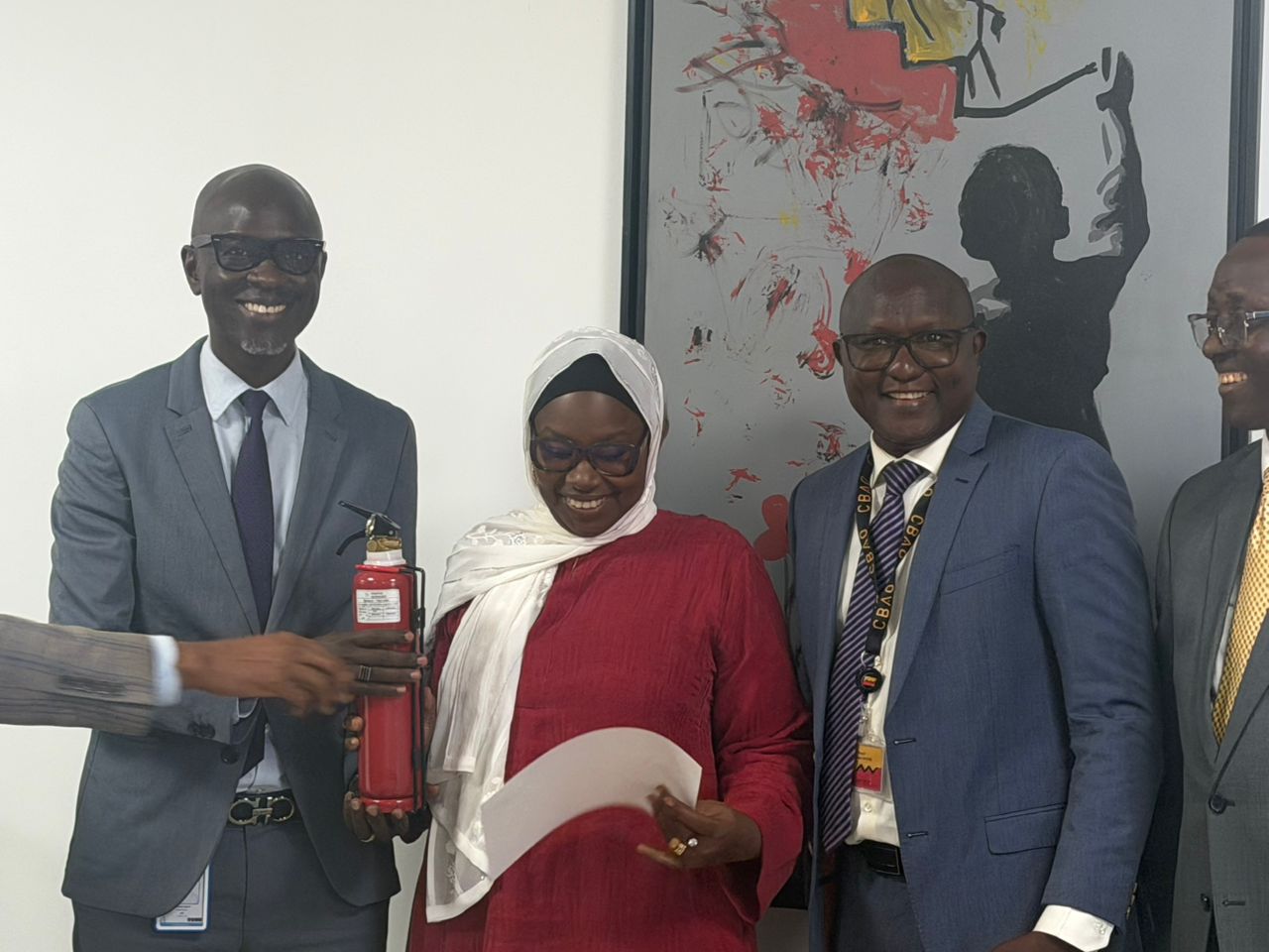 Graduation ceremonies at the Cbao Attijari Bank Senegal Head Office