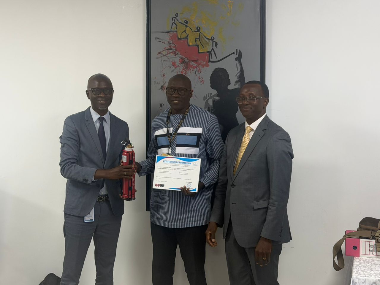 Graduation ceremonies at the Cbao Attijari Bank Senegal Head Office