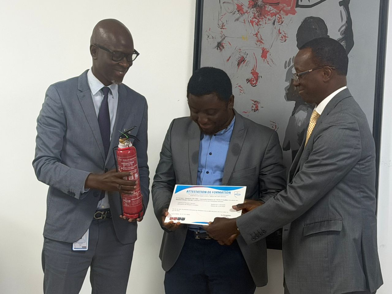 Graduation ceremonies at the Cbao Attijari Bank Senegal Head Office