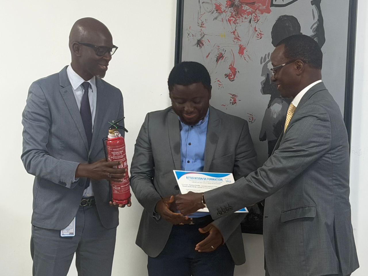 Graduation ceremonies at the Cbao Attijari Bank Senegal Head Office