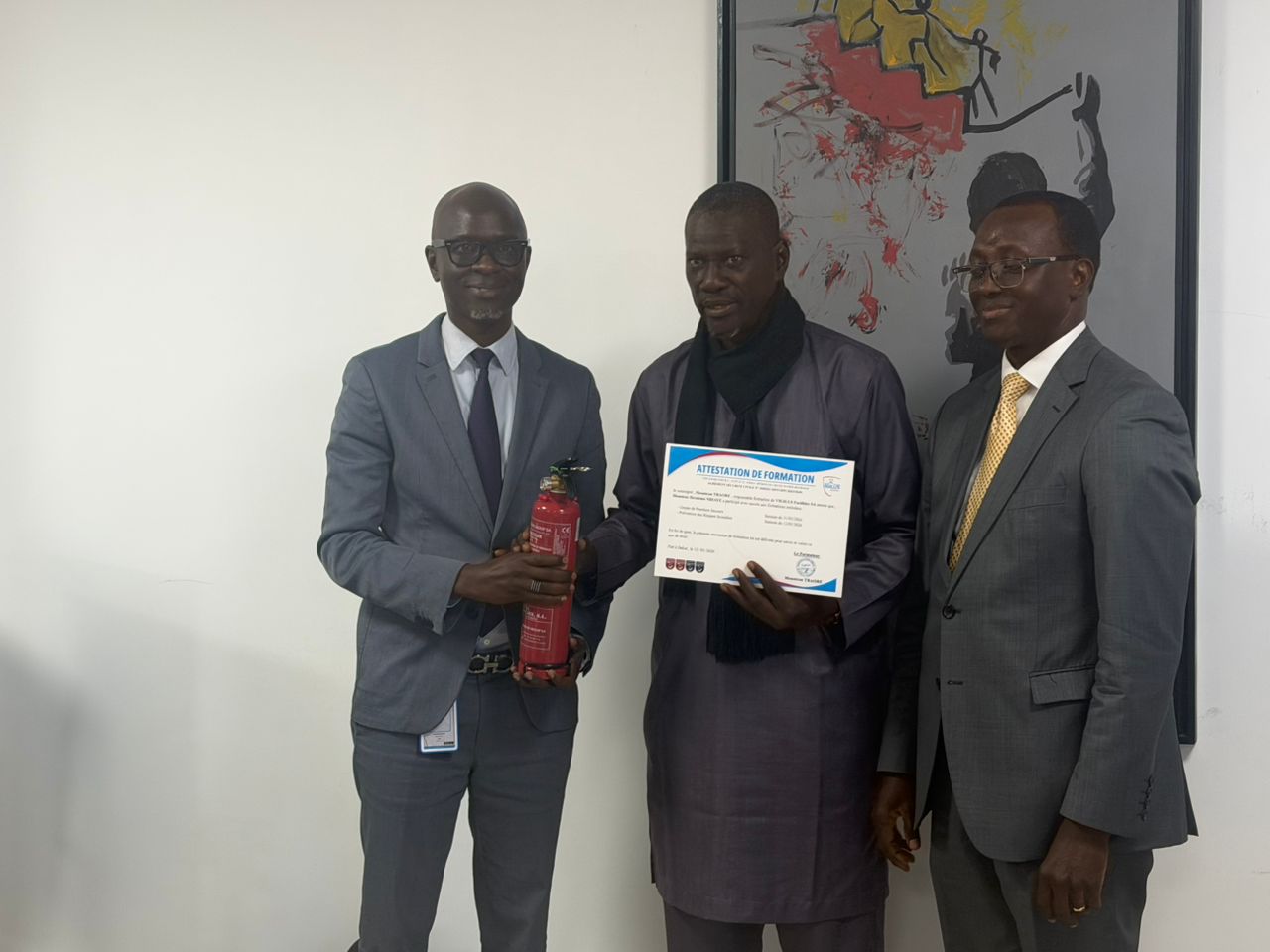 Graduation ceremonies at the Cbao Attijari Bank Senegal Head Office