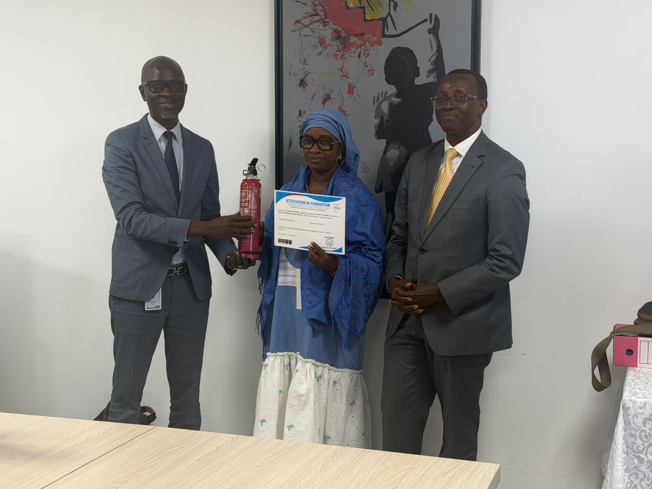 Graduation ceremonies at the Cbao Attijari Bank Senegal Head Office