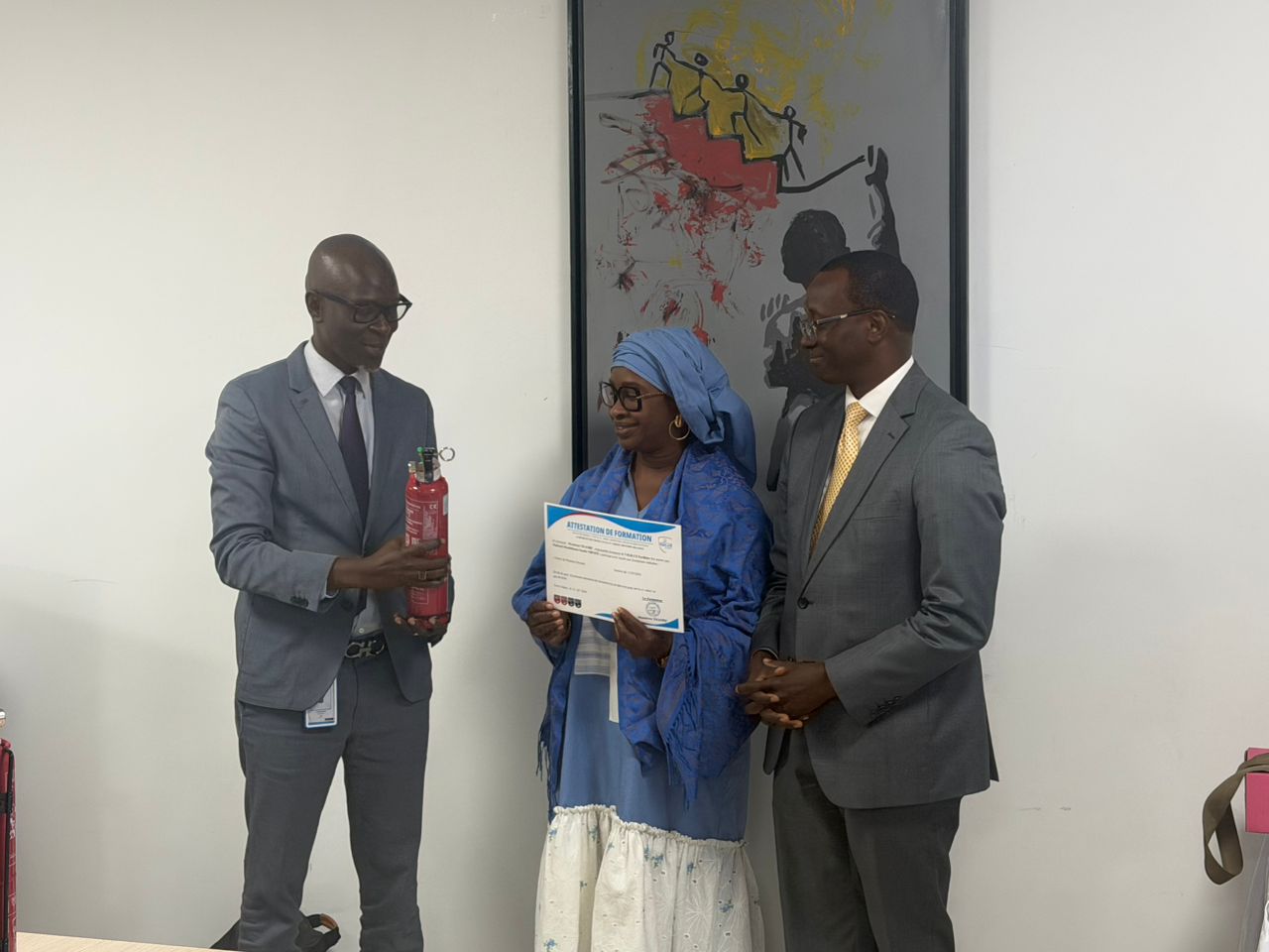 Graduation ceremonies at the Cbao Attijari Bank Senegal Head Office