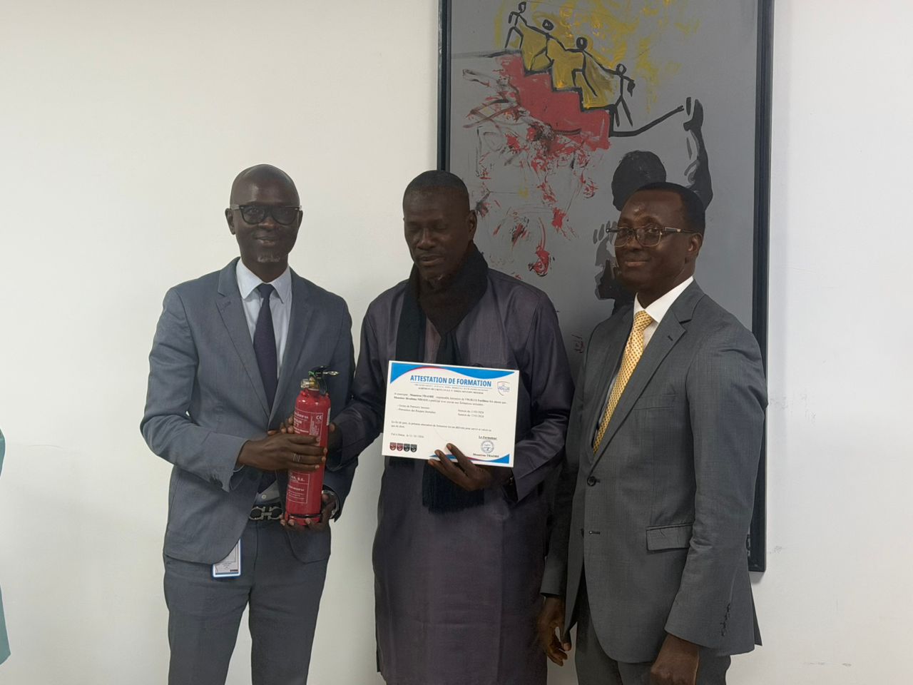 Graduation ceremonies at the Cbao Attijari Bank Senegal Head Office